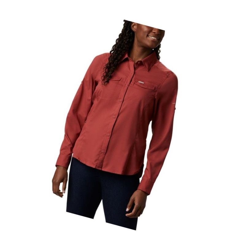 Dámské Košile Columbia Silver Ridge Lite Long Sleeve Červené | TRVG-74098