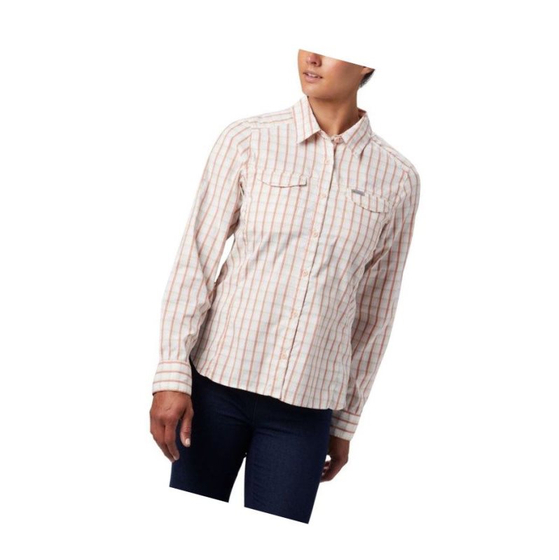 Dámské Košile Columbia Silver Ridge Lite Plaid Long Sleeve Růžové | ZHRN-05629