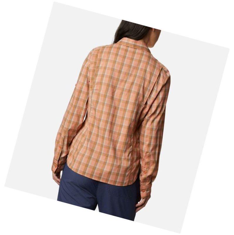 Dámské Košile Columbia Silver Ridge Lite Plaid Long Sleeve Růžové | HWSB-36082