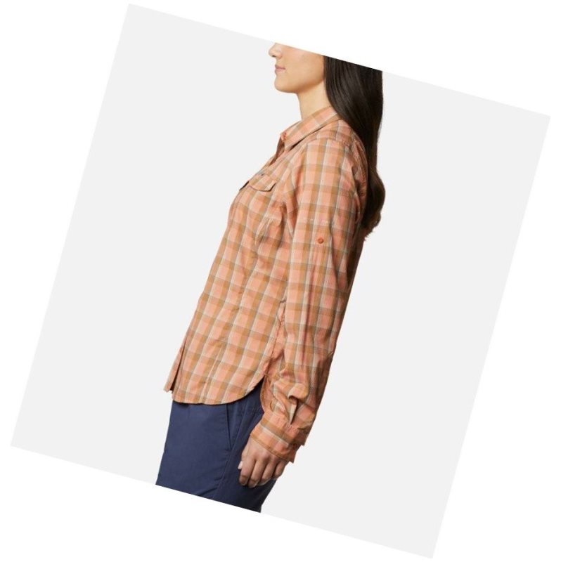 Dámské Košile Columbia Silver Ridge Lite Plaid Long Sleeve Růžové | HWSB-36082