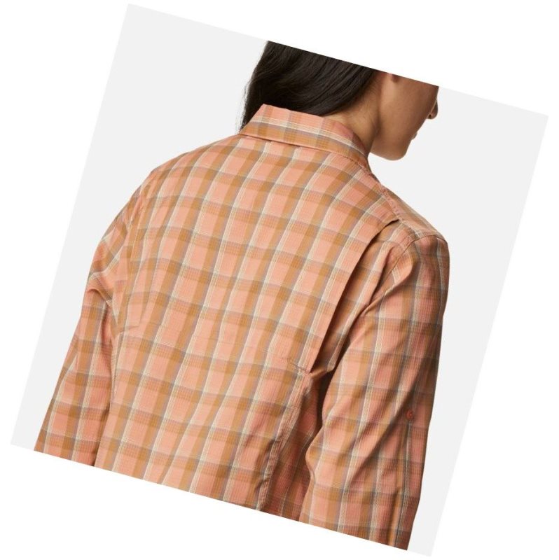 Dámské Košile Columbia Silver Ridge Lite Plaid Long Sleeve Růžové | HWSB-36082