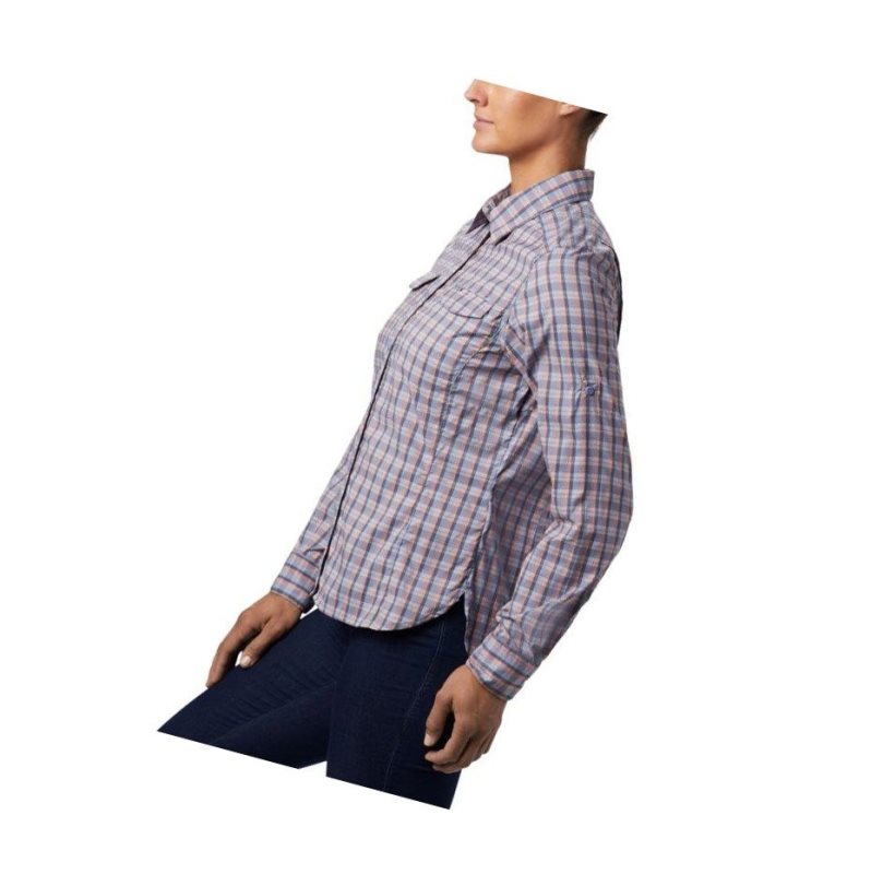 Dámské Košile Columbia Silver Ridge Lite Plaid Long Sleeve Viacfarebný | BKPJ-89675