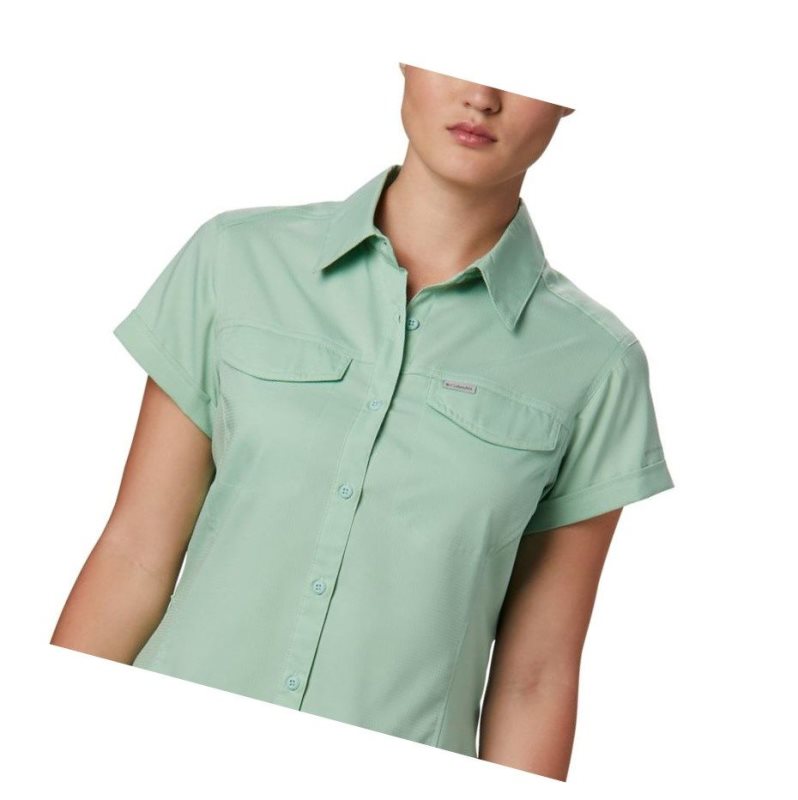 Dámské Košile Columbia Silver Ridge Lite Short Sleeve Mátově Zelená | MDZS-52948