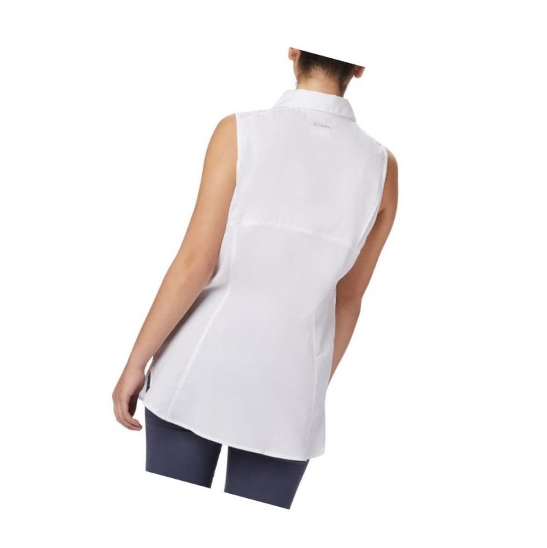 Dámské Košile Columbia Silver Ridge Lite Sleeveless Bílé | WQKS-37659