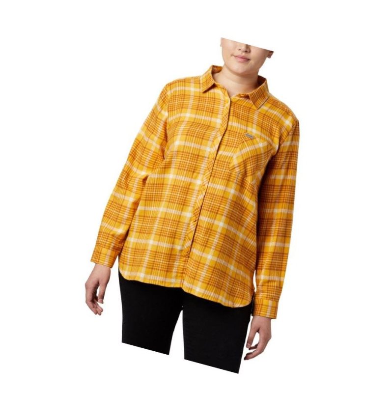 Dámské Košile Columbia Simply Put II Flannel Plus Size Oranžové | UIYV-64517