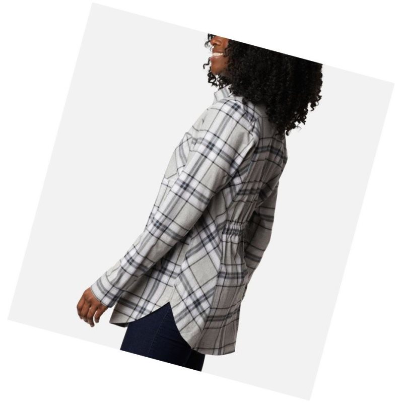 Dámské Košile Columbia Sunday Summit Plaid Tunic Tmavě Šedé | HTPB-91432