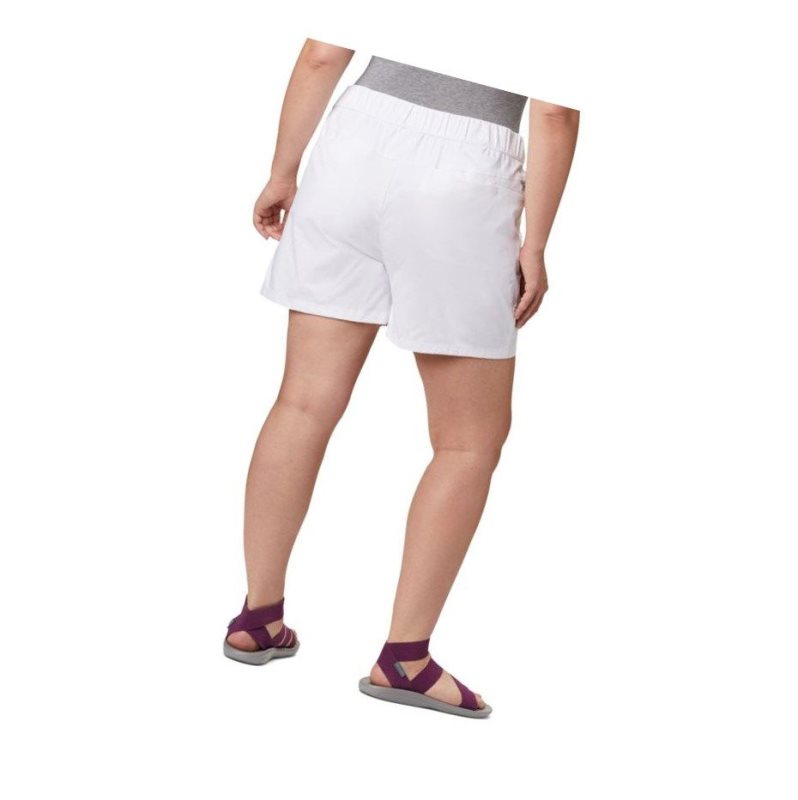 Dámské Kraťasy Columbia Firwood Camp II Plus Size Bílé | QRBZ-87234