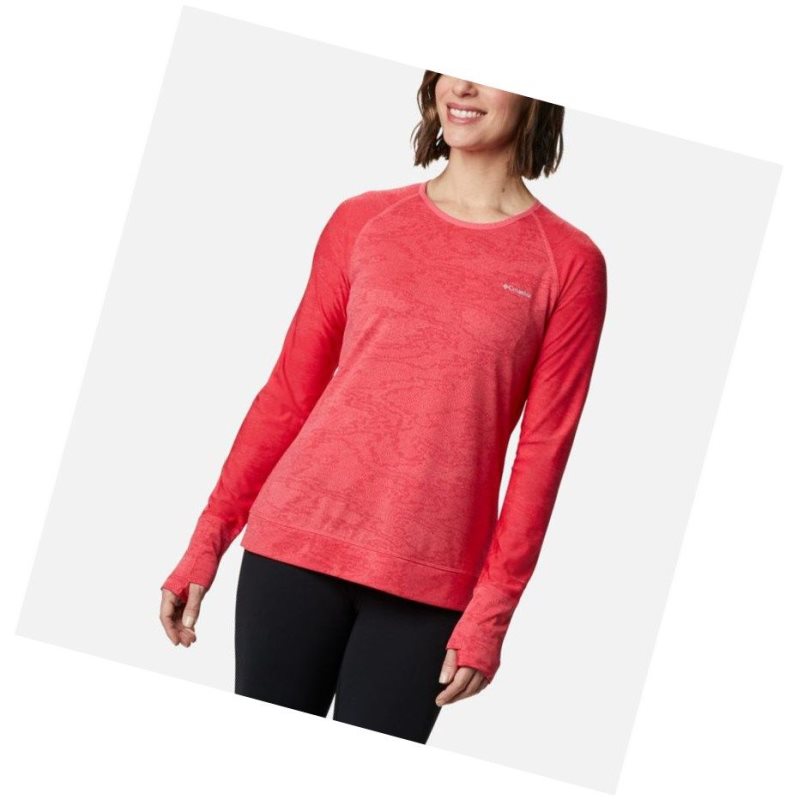 Dámské Mikina Columbia Adventura Hiking Long Sleeve Světle Růžové Maskáčové | XWGL-78590