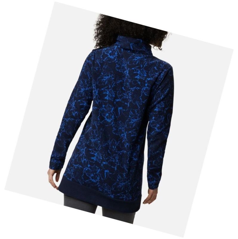 Dámské Mikina Columbia Ali Peak Fleece Tunic Tmavě Blankyt | MYIS-76591