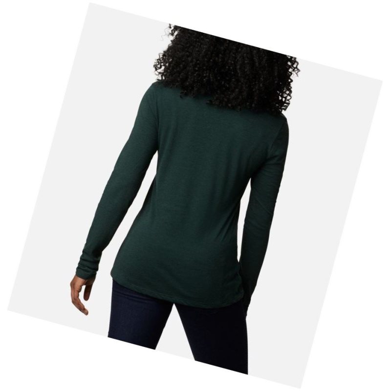 Dámské Mikina Columbia Blustery Peak Long Sleeve Zelene | ADCJ-69301