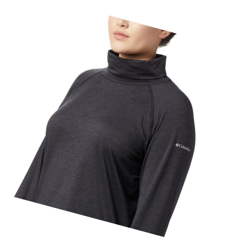 Dámské Mikina Columbia Bryce Canyon II Turtleneck Plus Size Černé | KCGL-71439