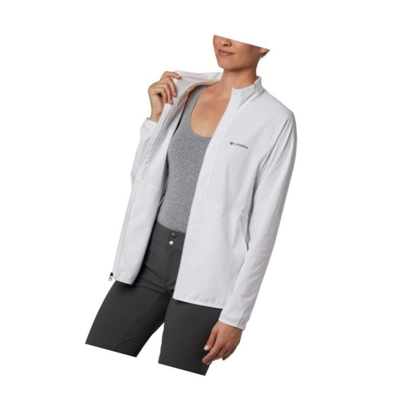 Dámské Mikina Columbia Bryce Peak Perforated Full Zip Bílé | IBYW-57946