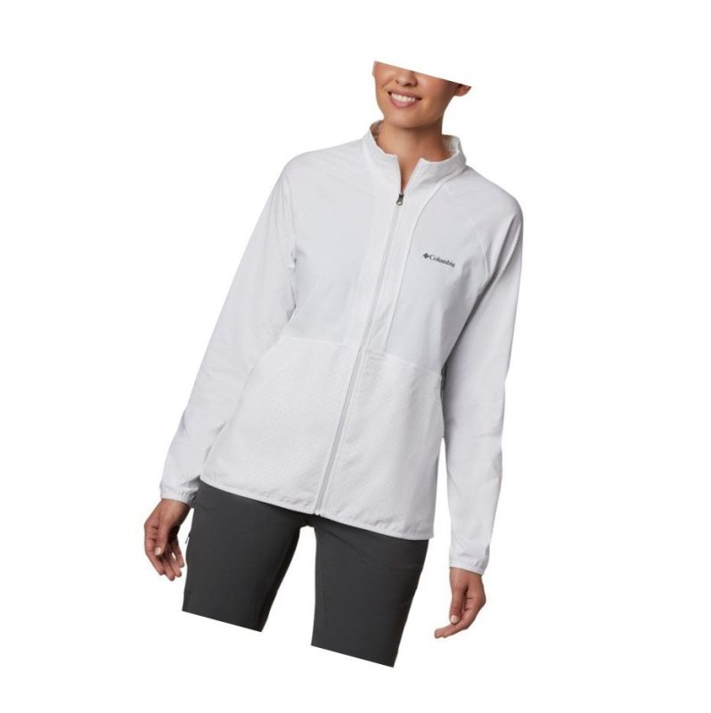 Dámské Mikina Columbia Bryce Peak Perforated Full Zip Bílé | IBYW-57946