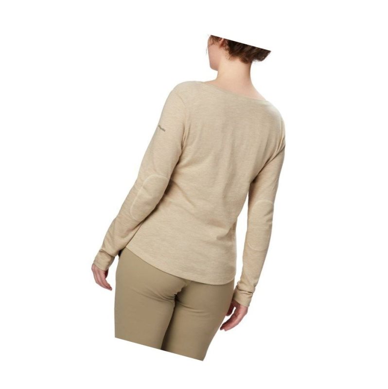 Dámské Mikina Columbia Canyon Point Henley Krém | BUOG-15034