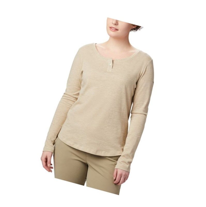 Dámské Mikina Columbia Canyon Point Henley Krém | BUOG-15034