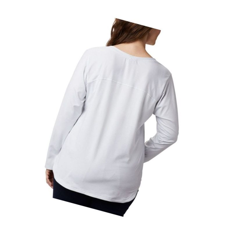 Dámské Mikina Columbia Firwood Camp Long Sleeve Plus Size Bílé | TSIP-74039