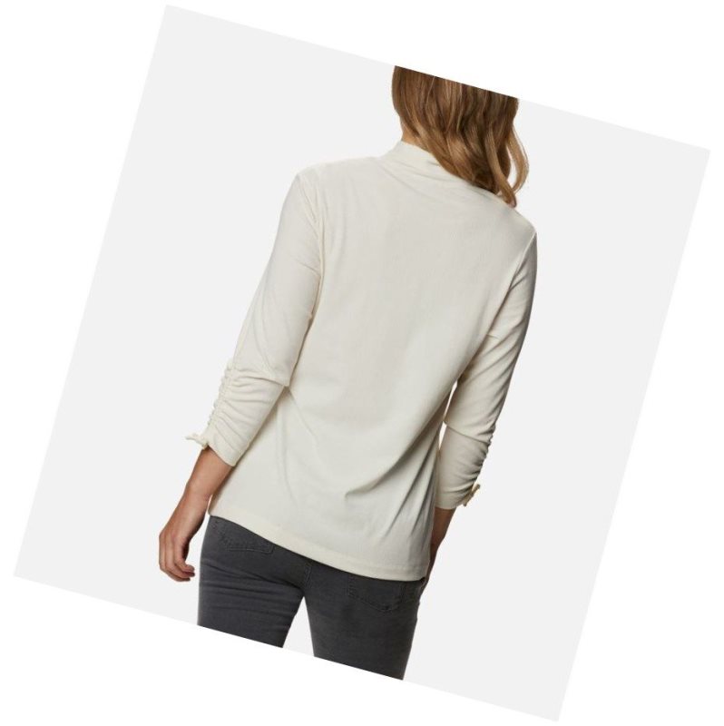 Dámské Mikina Columbia Firwood Ribbed Knit Three-Quarter Sleeve Krém | OPNF-05469