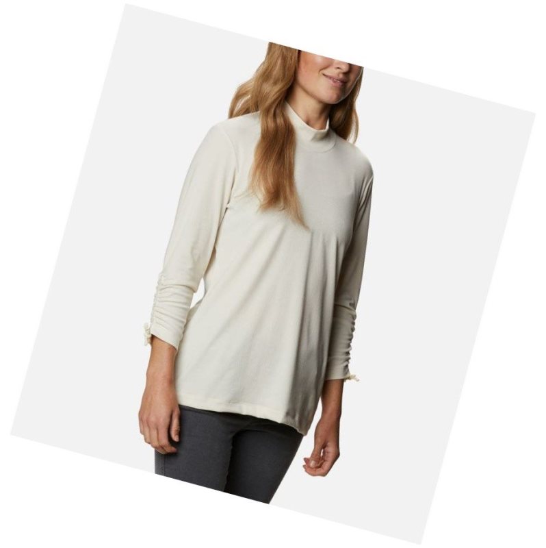 Dámské Mikina Columbia Firwood Ribbed Knit Three-Quarter Sleeve Krém | OPNF-05469