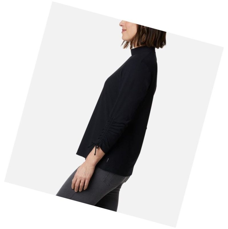 Dámské Mikina Columbia Firwood Ribbed Knit Three-Quarter Sleeve Černé | DFGY-25378