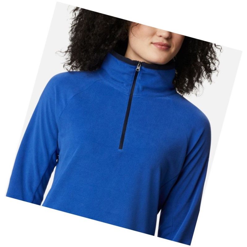 Dámské Mikina Columbia Glacial IV Half Zip Fleece Blankyt Tmavě Blankyt | RYWD-59487