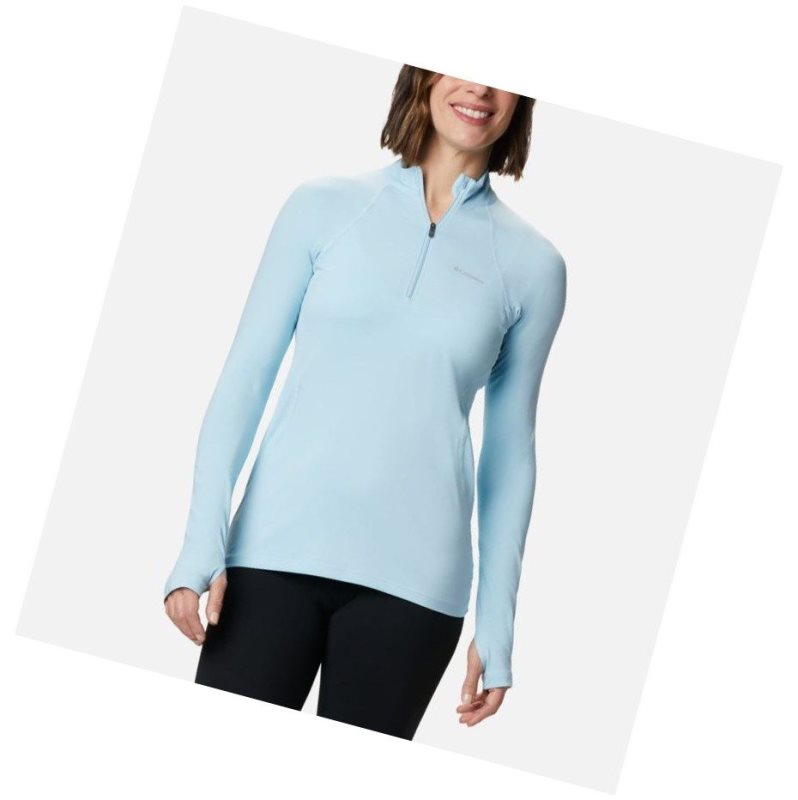 Dámské Mikina Columbia Midweight Stretch Baselayer Long Sleeve Half Zip Blankyt | YCZR-21396