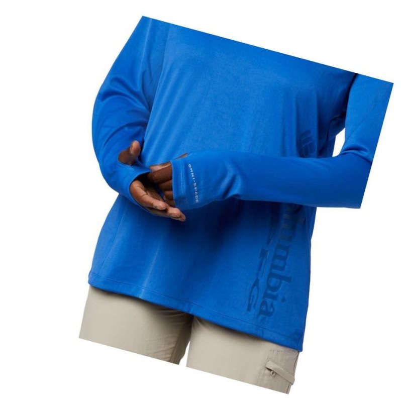 Dámské Mikina Columbia PFG Buoy Knit Long Sleeve Blankyt | PXRD-71920