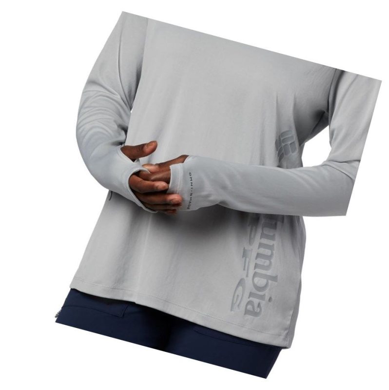 Dámské Mikina Columbia PFG Buoy Knit Long Sleeve Šedé | XEQZ-80756