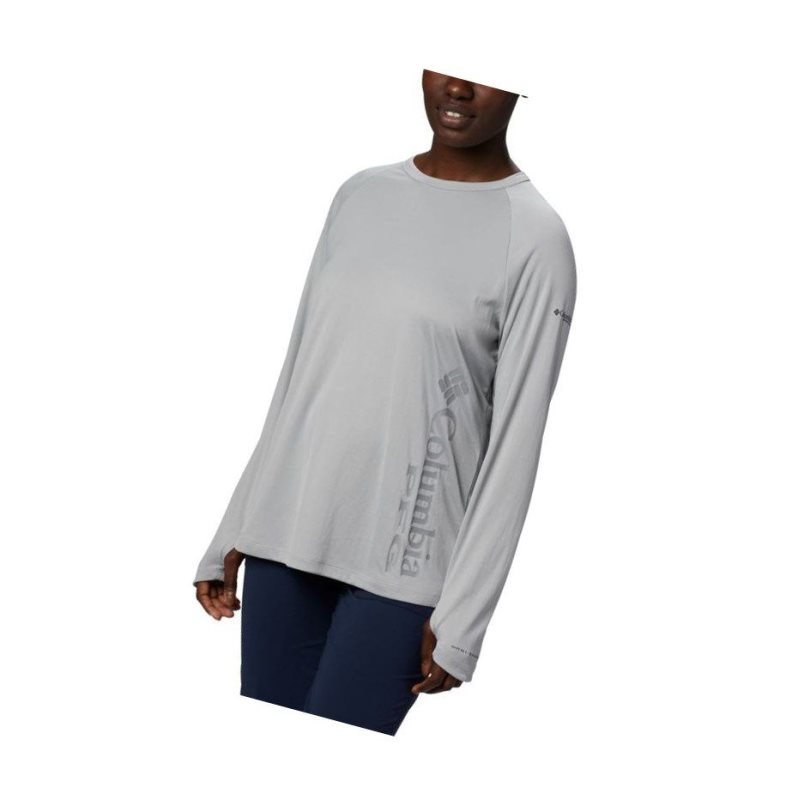 Dámské Mikina Columbia PFG Buoy Knit Long Sleeve Šedé | XEQZ-80756