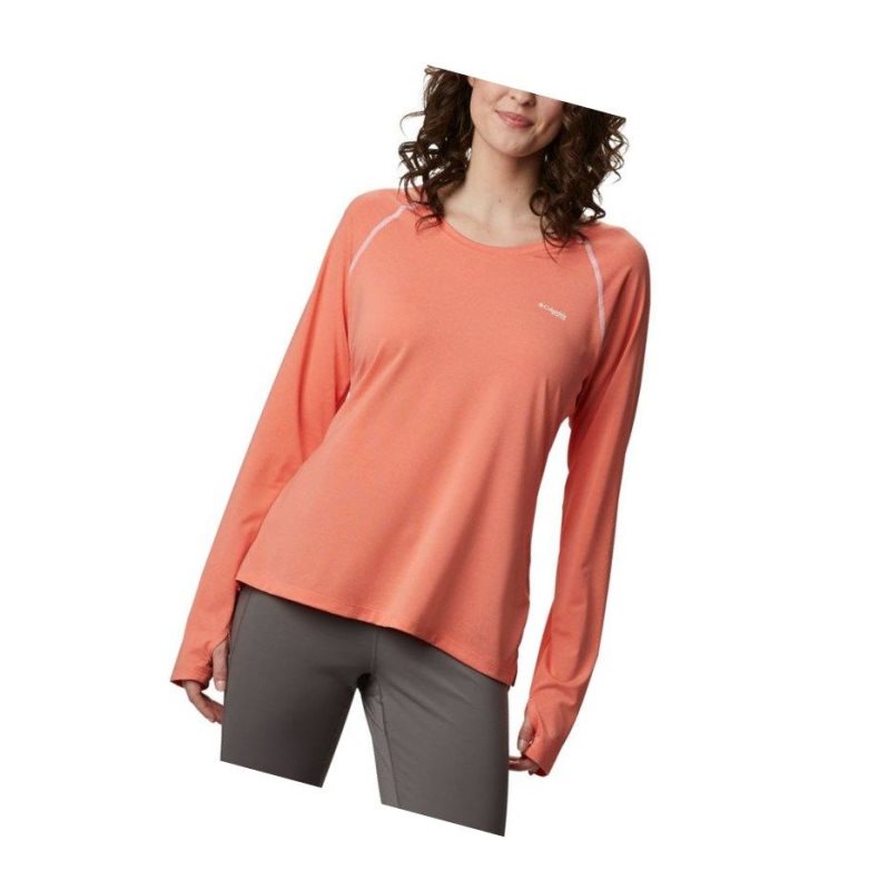 Dámské Mikina Columbia PFG Tamiami Heather Knit Long Sleeve Bílé | HCBT-28630