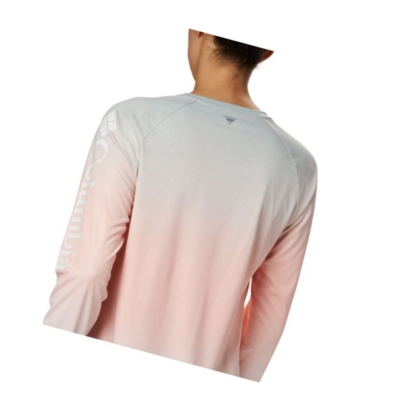 Dámské Mikina Columbia PFG Tidal Deflector Long Sleeve Růžové | THBG-15842