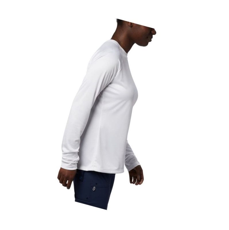 Dámské Mikina Columbia PFG Tidal Long Sleeve Bílé | UDOE-98310