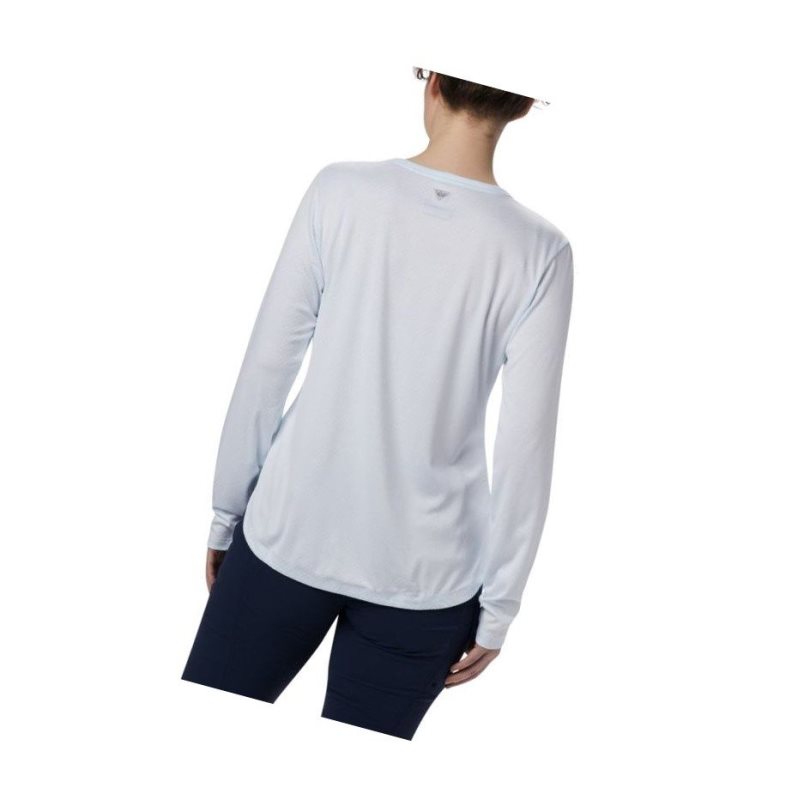 Dámské Mikina Columbia PFG Zero Long Sleeve Bílé | QOVF-82437