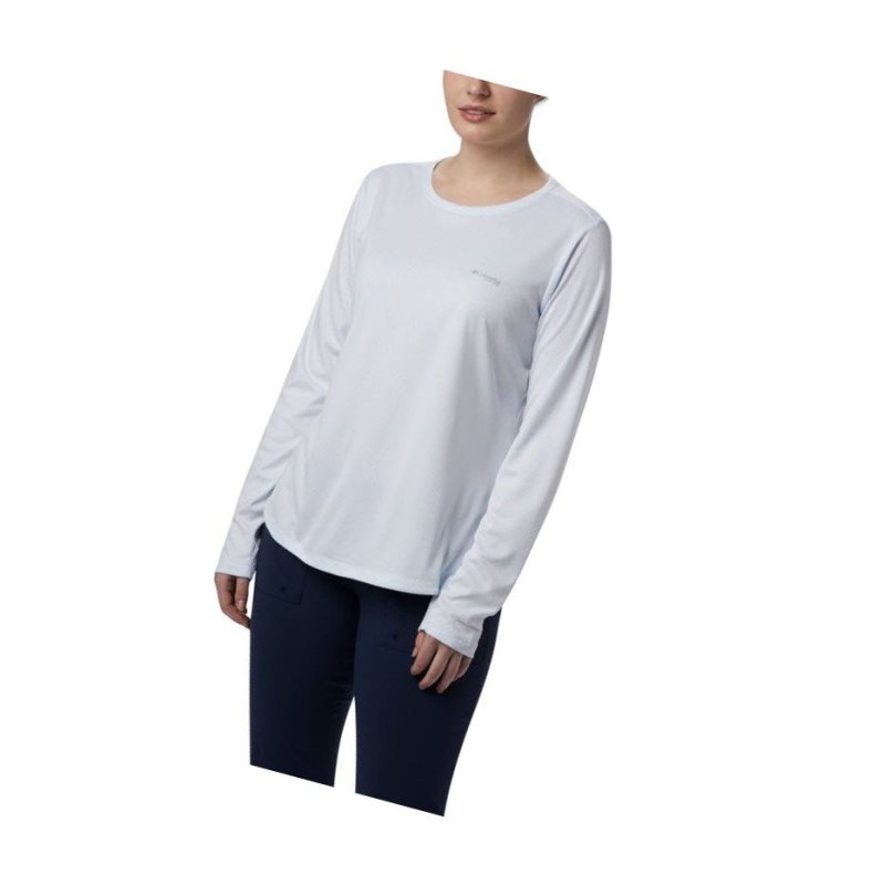 Dámské Mikina Columbia PFG Zero Long Sleeve Bílé | QOVF-82437