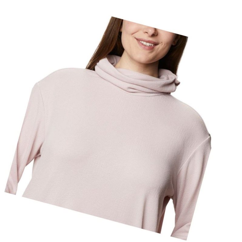 Dámské Mikina Columbia Pine Street Split Cowl Neck Plus Size Růžové | BFWI-19726