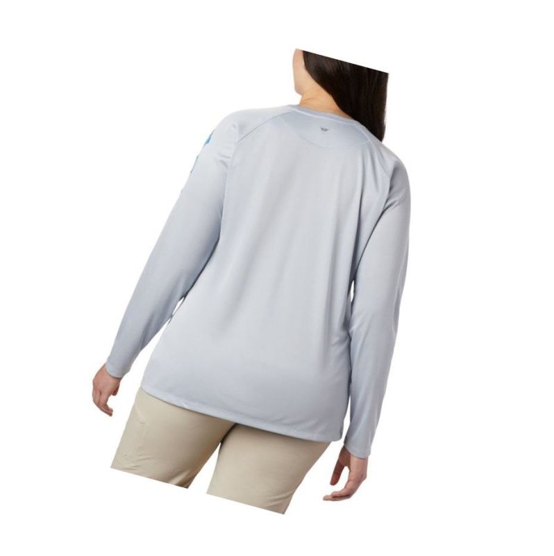 Dámské Mikina Columbia Tidal Heather Long Sleeve Šedé Blankyt | IUBT-29054