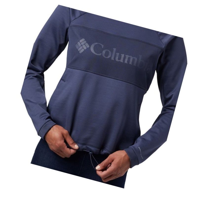 Dámské Mikina Columbia Windgates Fleece Crew Tmavě Blankyt | TCYH-08276