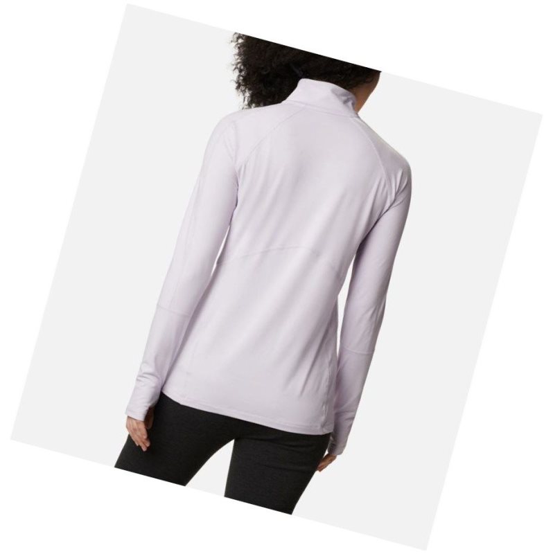 Dámské Mikina Columbia Winter Power Quarter Zip Knit Fialové | EYMQ-79306