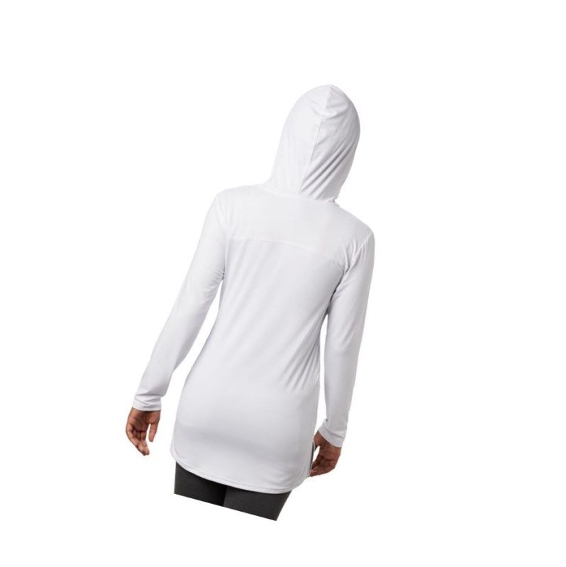 Dámské Mikina s Kapucí Columbia Chill River Hooded Tunic Bílé | SKFW-43629