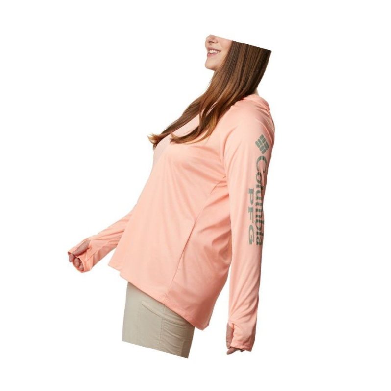 Dámské Mikina s Kapucí Columbia Tidal Heather Plus Size Růžové | ROUE-01674