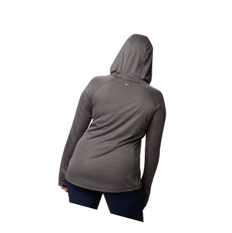 Dámské Mikina s Kapucí Columbia Tidal Heather Plus Size Černé Růžové | XTQH-34508