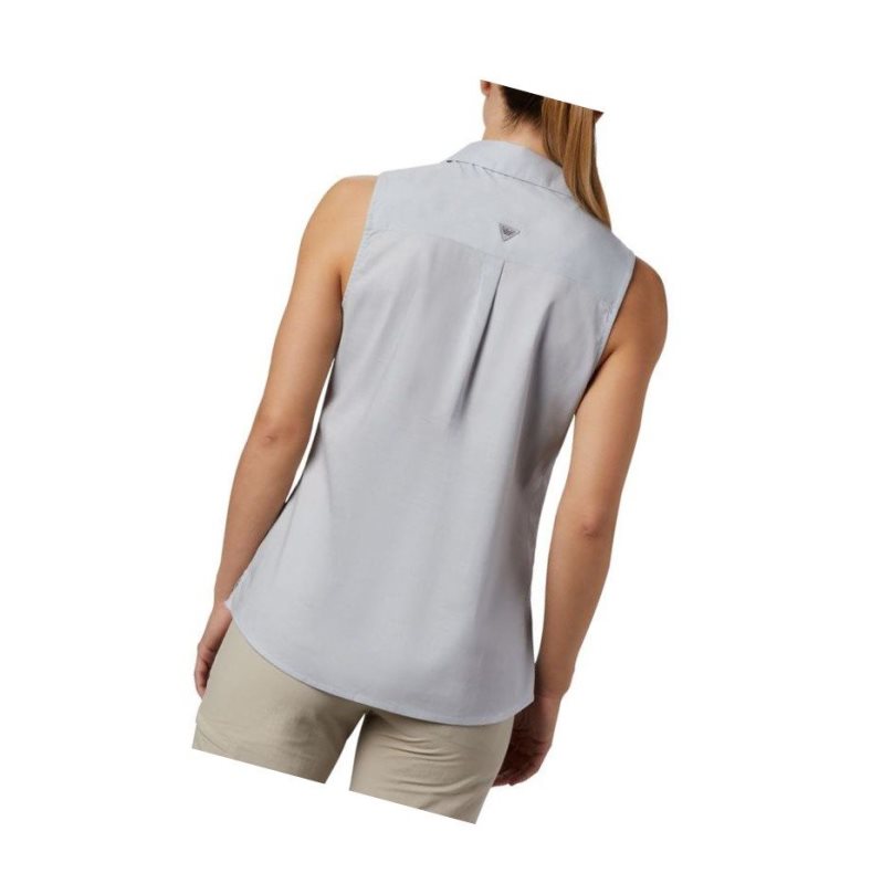 Dámské PFG Fishing Columbia PFG Bonehead Stretch Sleeveless Šedé | KJSH-87426