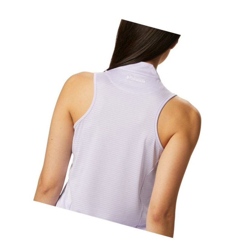 Dámské Polo Triko Columbia Omni-Wick Hole High Sleeveless Fialové | SMIX-08692