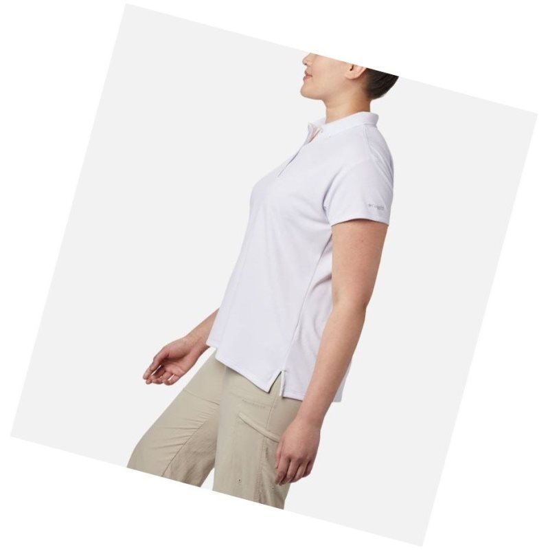 Dámské Polo Triko Columbia PFG Innisfree Short Sleeve Plus Size Bílé | VODC-40759