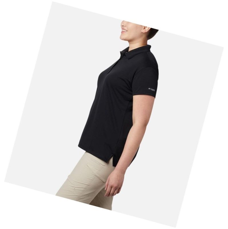 Dámské Polo Triko Columbia PFG Innisfree Short Sleeve Plus Size Černé | TBEN-12956