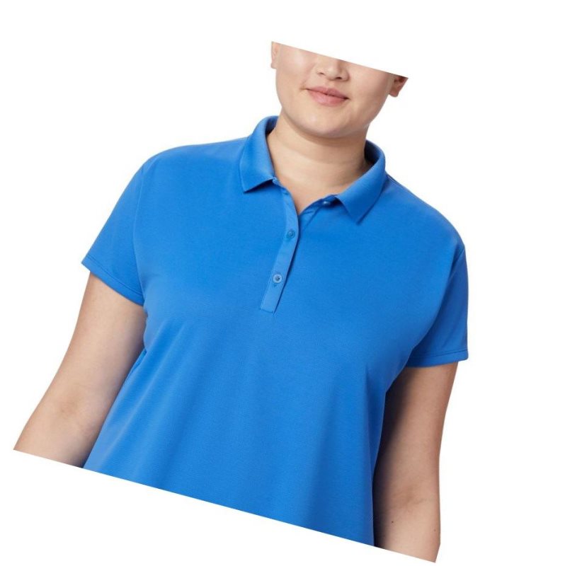 Dámské Polo Triko Columbia PFG Innisfree Short Sleeve Plus Size Blankyt | QETD-29580