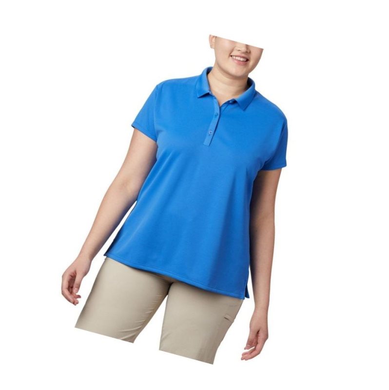 Dámské Polo Triko Columbia PFG Innisfree Short Sleeve Plus Size Blankyt | QETD-29580