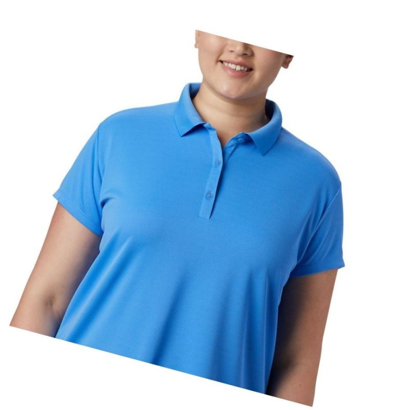 Dámské Polo Triko Columbia PFG Innisfree Short Sleeve Plus Size Blankyt | ORVZ-49830