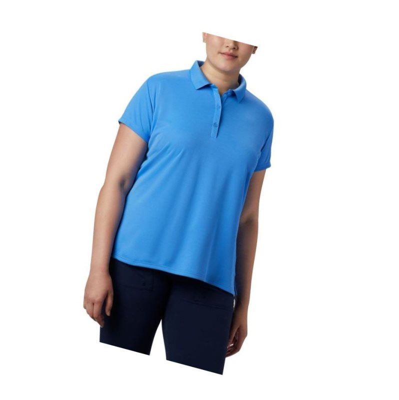 Dámské Polo Triko Columbia PFG Innisfree Short Sleeve Plus Size Blankyt | ORVZ-49830