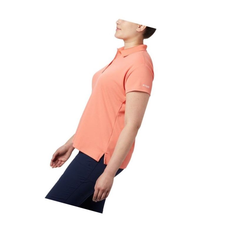 Dámské Polo Triko Columbia PFG Innisfree Short Sleeve Plus Size Oranžové | MSXW-42870