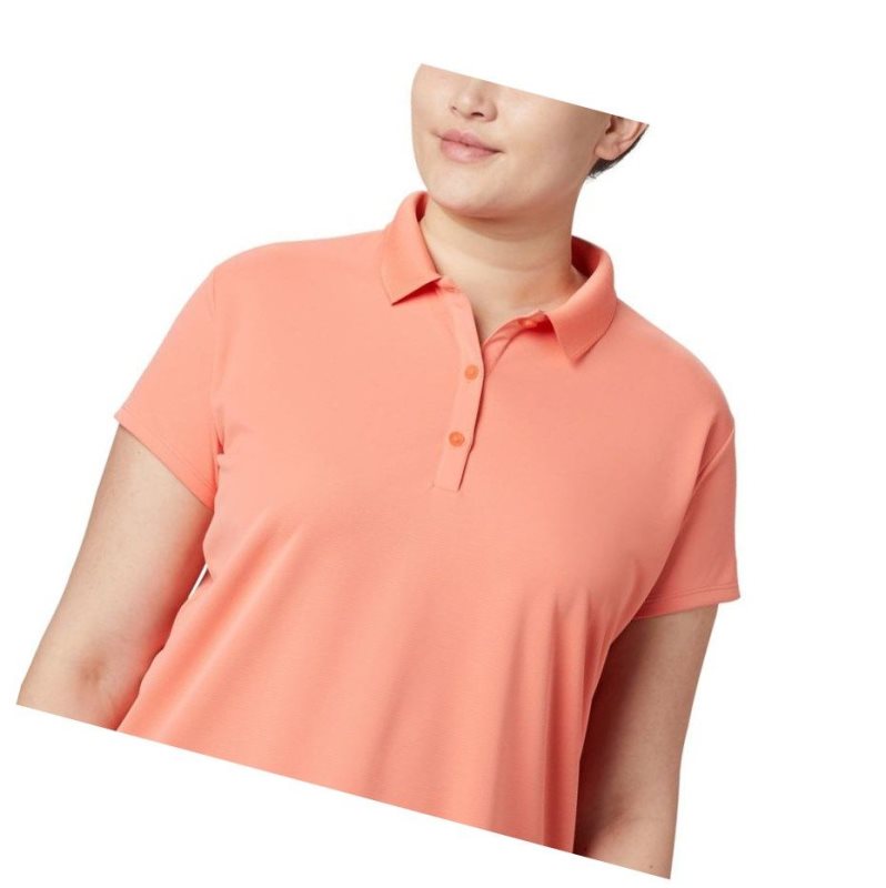 Dámské Polo Triko Columbia PFG Innisfree Short Sleeve Plus Size Oranžové | MSXW-42870